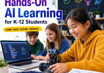 Illustration of Benefits of Hands-On AI Learning for K-12 Students
