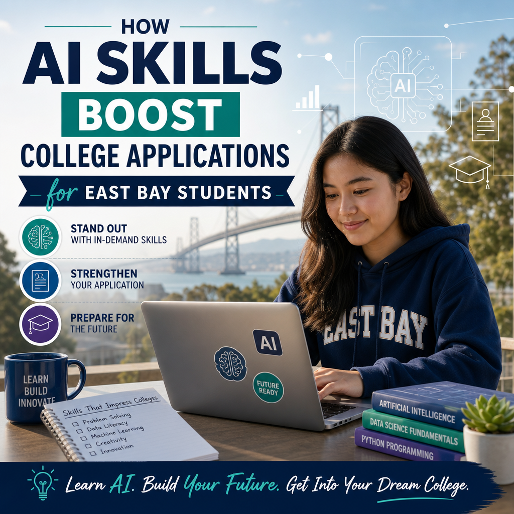 AI skills for college applications illustration for How AI Skills Boost College Applications for East Bay Students