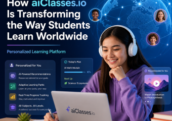 personalized learning platform illustration for How aiClasses.io Is Transforming the Way Students Learn Worldwide
