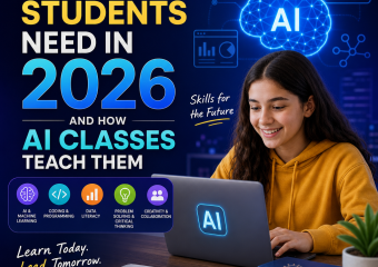 Illustration of Top Skills Students Need in 2026 and How AI Classes Teach Them