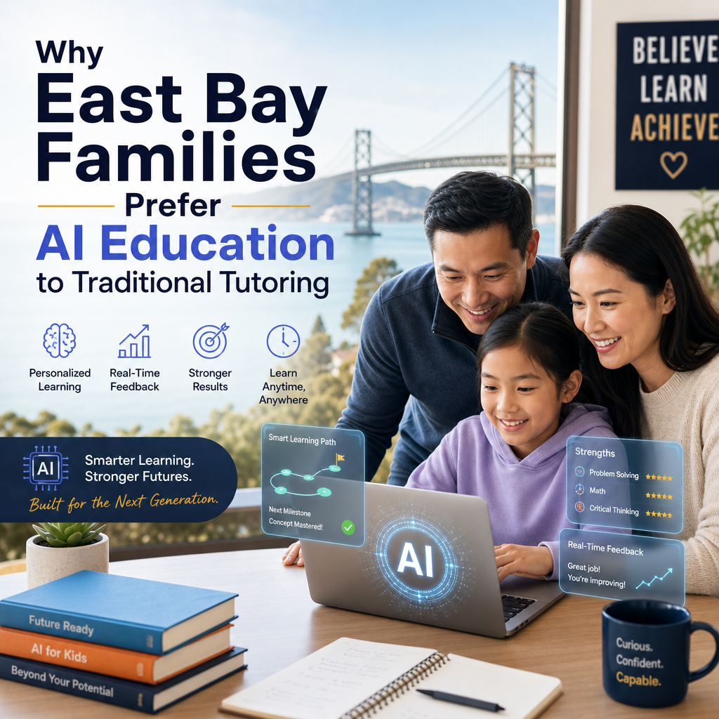 Illustration of Why East Bay Families Prefer AI Education to Traditional Tutoring